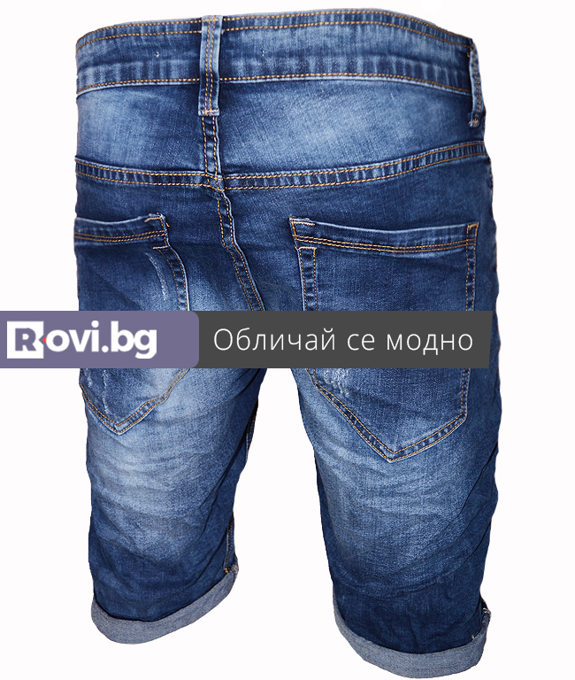 Къси мъжки дънки X010